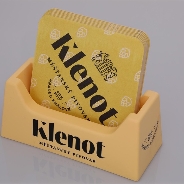 pivní tácky a stojánky pro pivovar Klenot